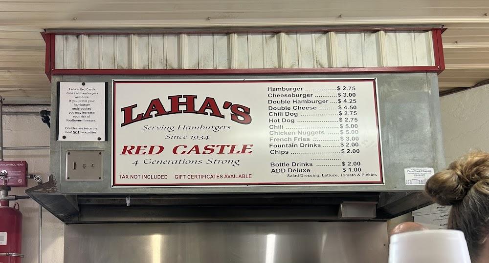 Laha's Red Castle Menu image 1