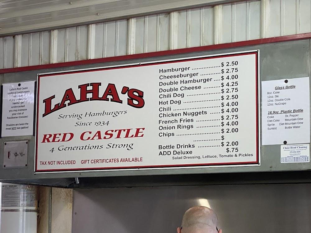 Laha's Red Castle Menu image 2
